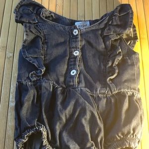 Cat & Jack Baby Girl Jean Romper